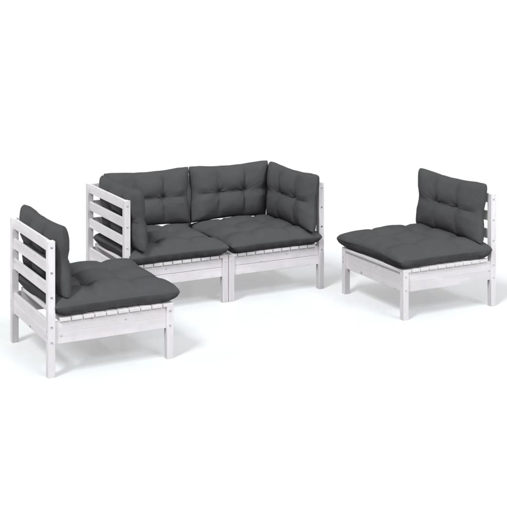 8720286860328_a_en_hd_1 vidaXL 4 Piece Garden Lounge Set with Cushions Solid Pinewood - Image 2