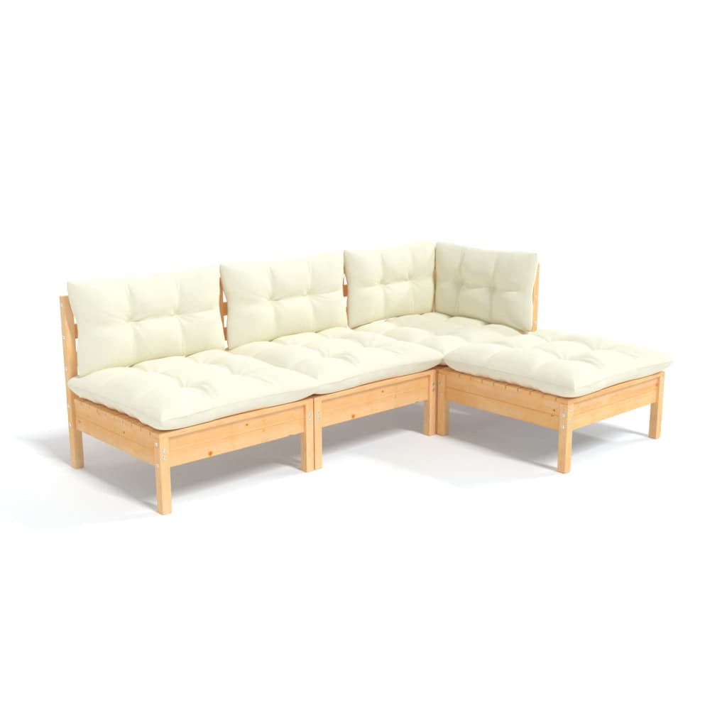 8720286861578_a_en_hd_1 vidaXL 4 Piece Garden Lounge Set with Cream Cushions Pinewood - Image 2