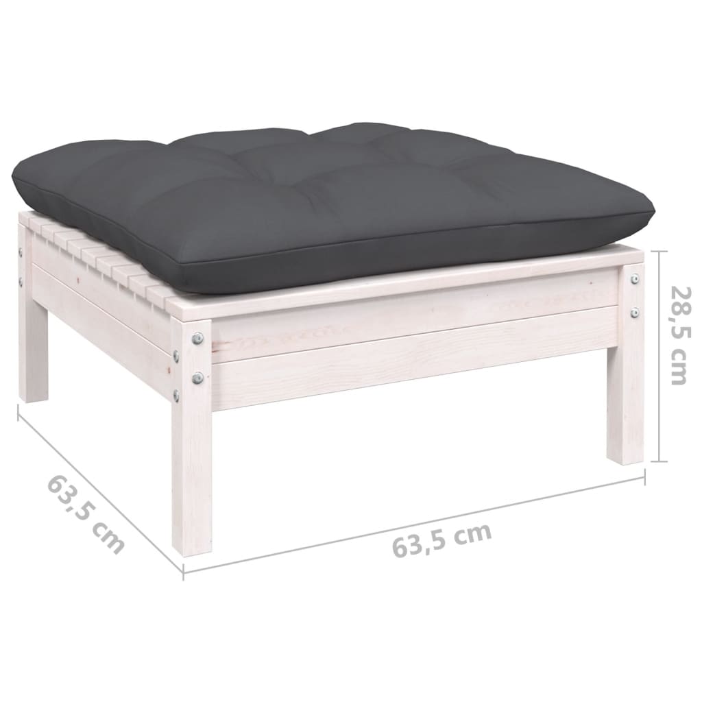 8720286863442_g_en_hd_7 vidaXL 10 Piece Garden Lounge Set with Cushions White Solid Pinewood - Image 9