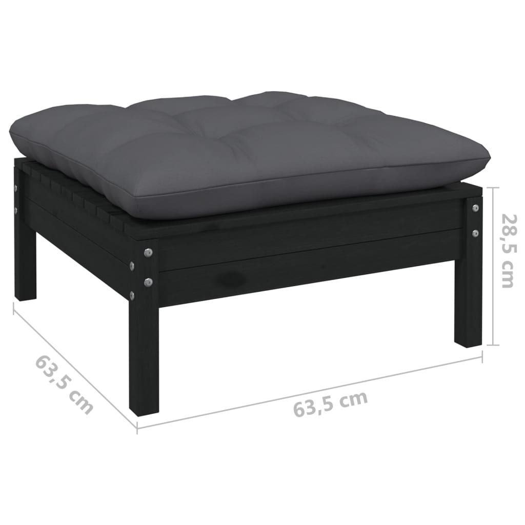 8720286863473_g_en_hd_7 vidaXL 10 Piece Garden Lounge Set with Cushions Black Solid Pinewood - Image 9