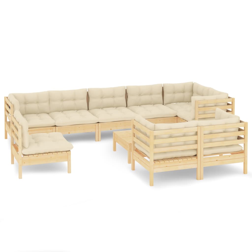 8720286863916_a_en_hd_1 vidaXL 10 Piece Garden Lounge Set with Cream Cushions Solid Pinewood - Image 2