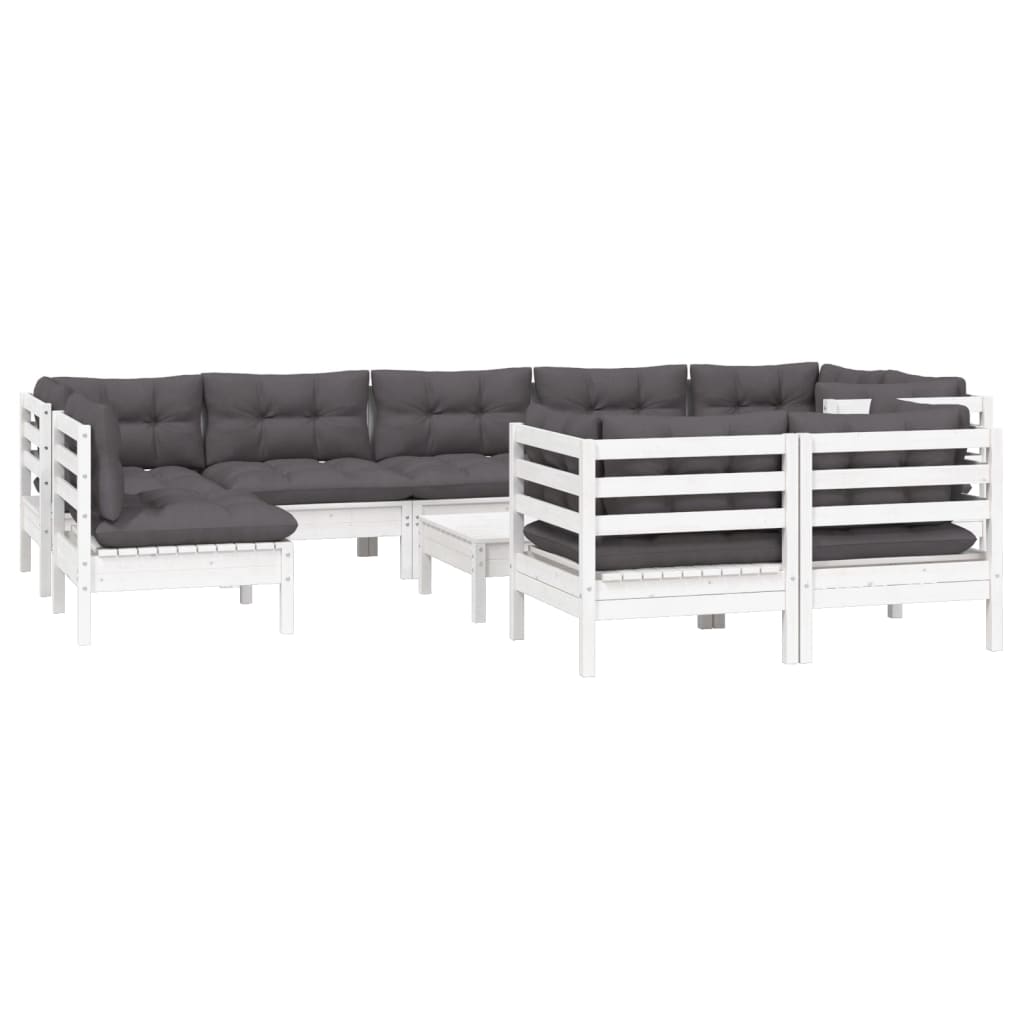 8720286863923_g_en_hd_1 vidaXL 10 Piece Garden Lounge Set with Cushions White Solid Pinewood - Image 3