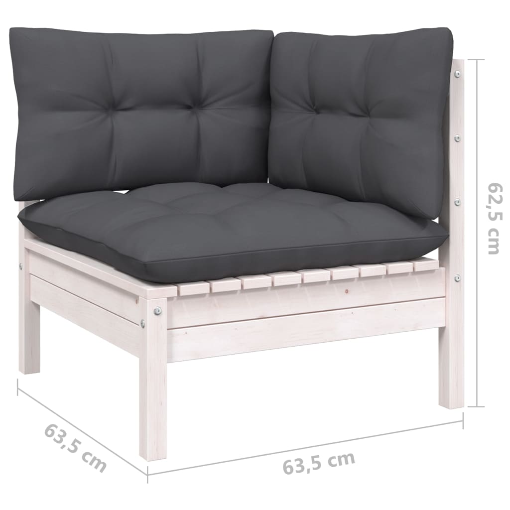 8720286863923_g_en_hd_6 vidaXL 10 Piece Garden Lounge Set with Cushions White Solid Pinewood - Image 8