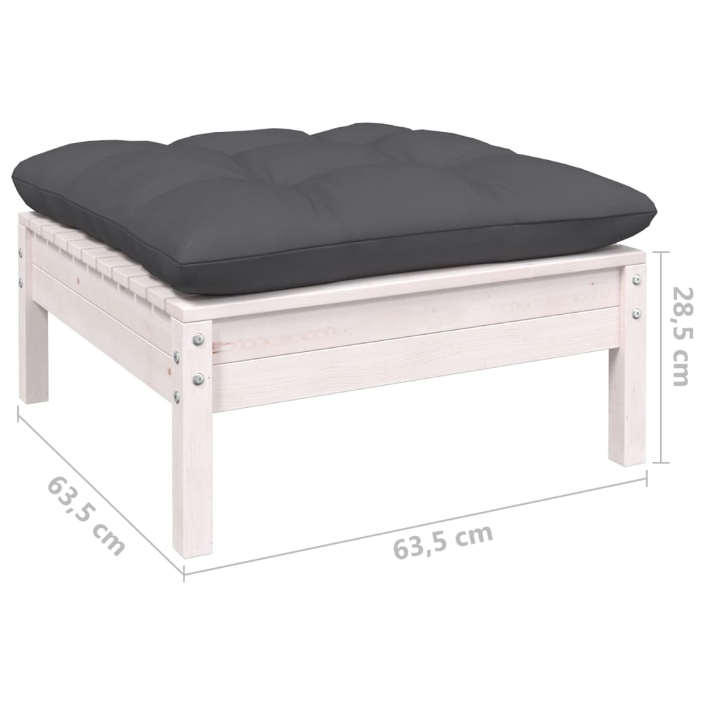 8720286863923_g_en_hd_7 vidaXL 10 Piece Garden Lounge Set with Cushions White Solid Pinewood - Image 9