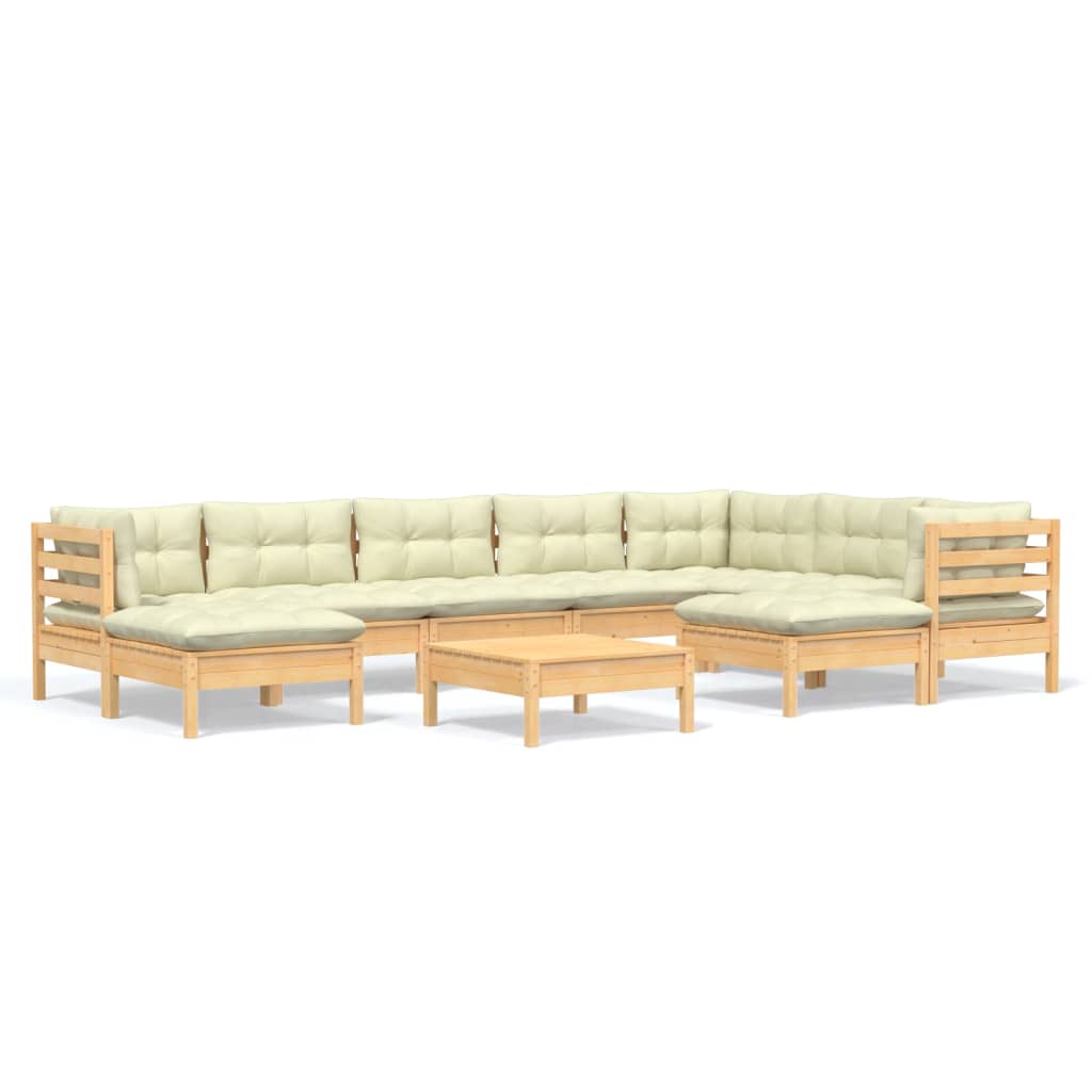 8720286864876_a_en_hd_1 vidaXL 10 Piece Garden Lounge Set with Cream Cushions Solid Pinewood - Image 2