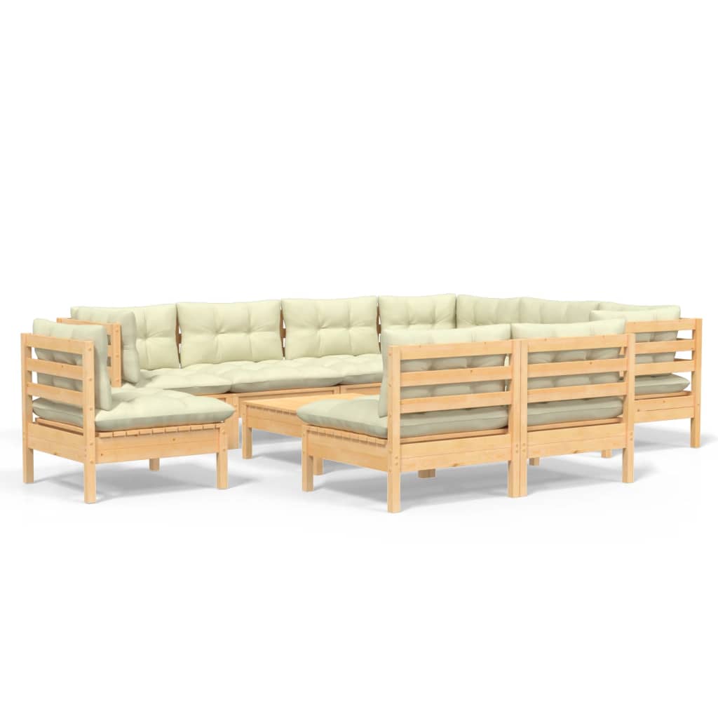 8720286865231_a_en_hd_1 vidaXL 10 Piece Garden Lounge Set with Cream Cushions Solid Pinewood - Image 2