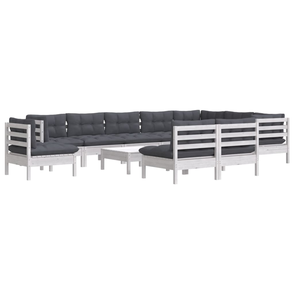 8720286865361_g_en_hd_1 vidaXL 11 Piece Garden Lounge Set with Cushions White Solid Pinewood - Image 3