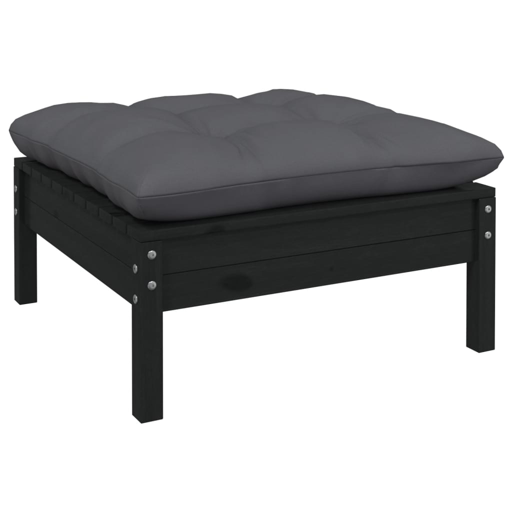 8720286865514_g_en_hd_4 vidaXL 10 Piece Garden Lounge Set with Cushions Black Solid Pinewood - Image 6