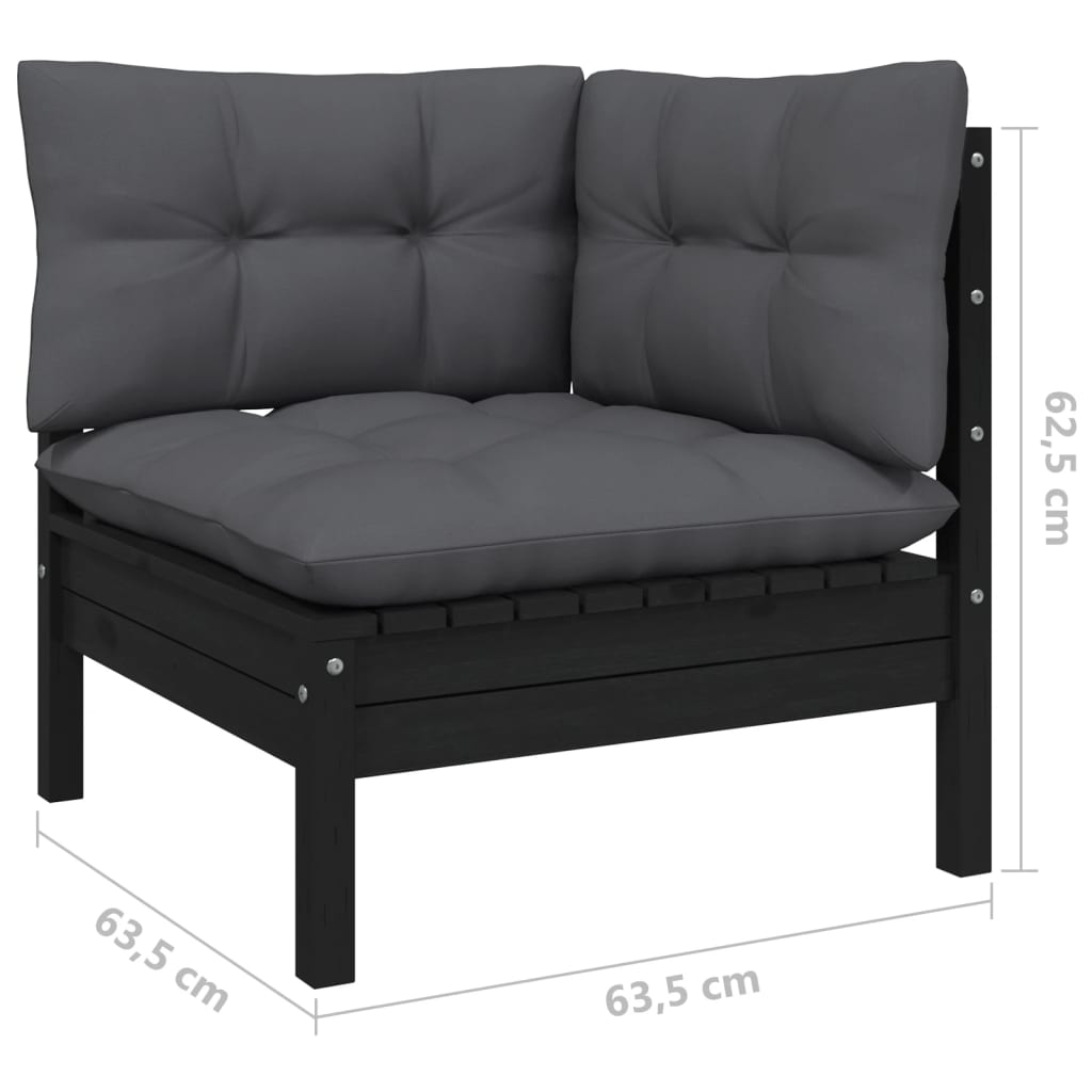 8720286865576_g_en_hd_5 vidaXL 10 Piece Garden Lounge Set with Cushions Black Solid Pinewood - Image 7