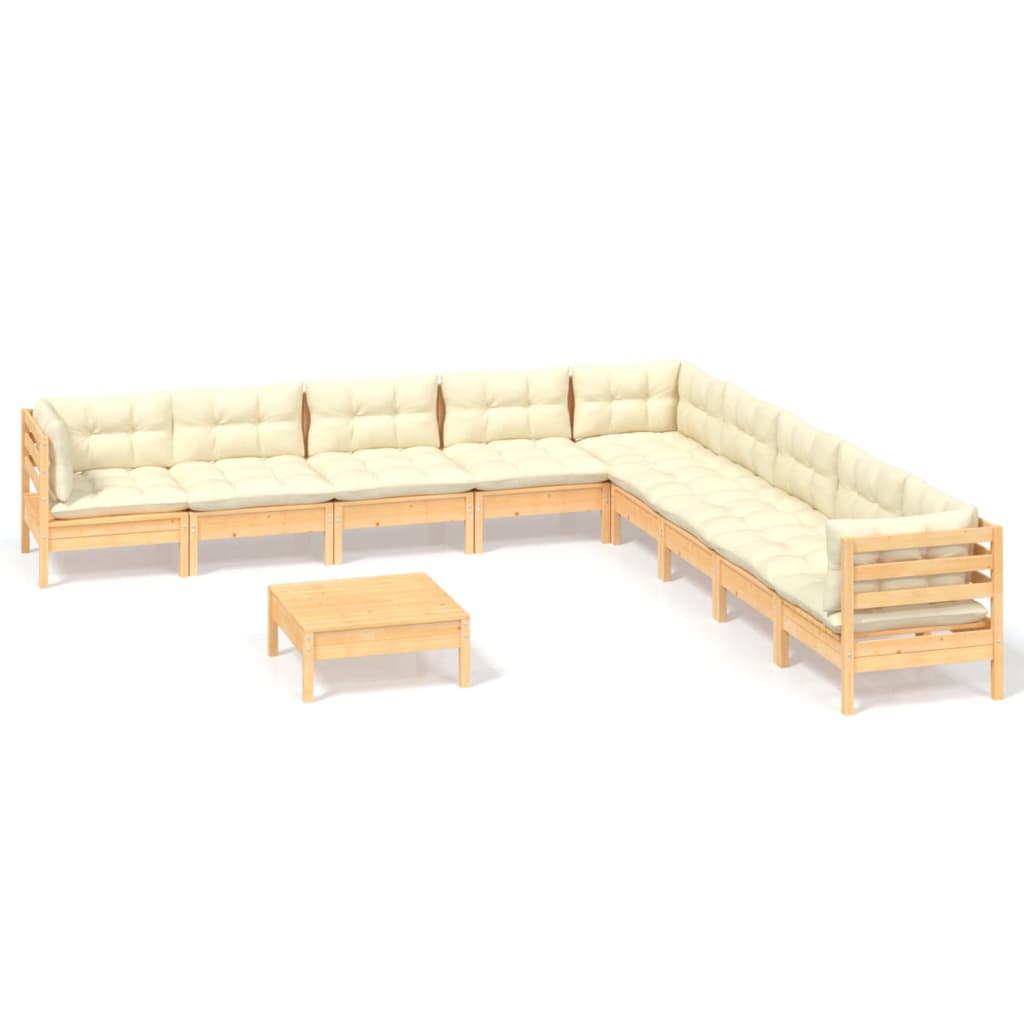 8720286865958_a_en_hd_1 vidaXL 10 Piece Garden Lounge Set with Cream Cushions Solid Pinewood - Image 2