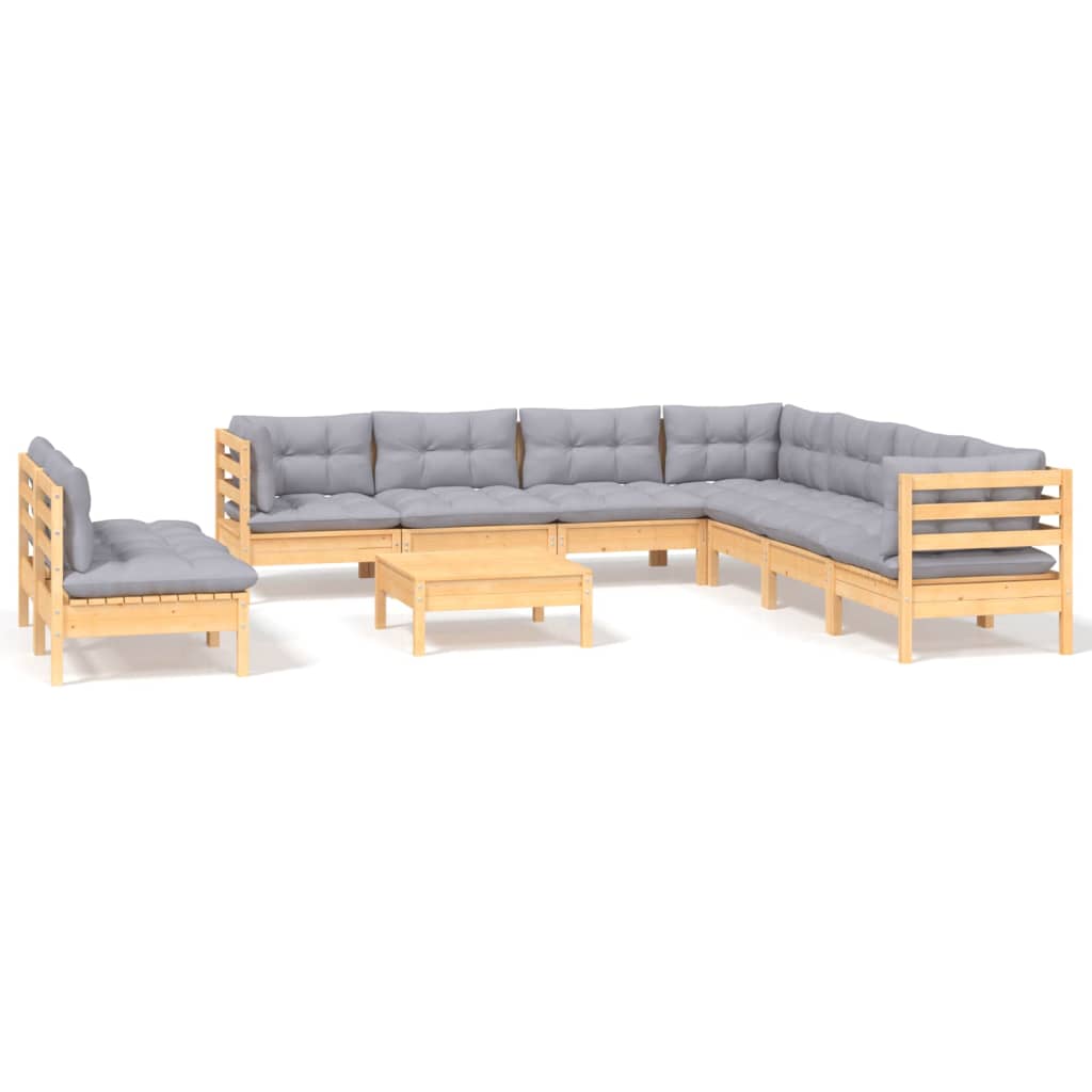 8720286866061_a_en_hd_1 vidaXL 10 Piece Garden Lounge Set with Grey Cushions Solid Pinewood - Image 2