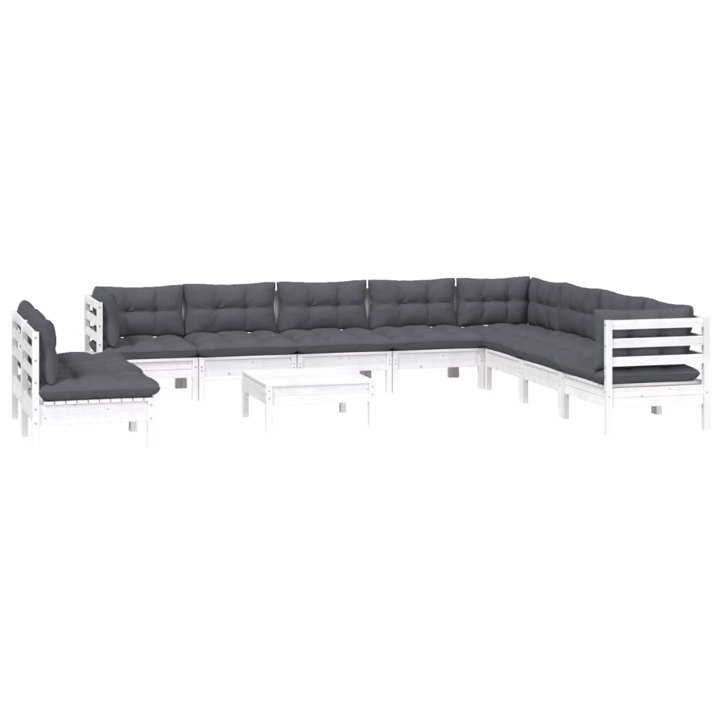 8720286866207_g_en_hd_1 vidaXL 11 Piece Garden Lounge Set with Cushions White Solid Pinewood - Image 3