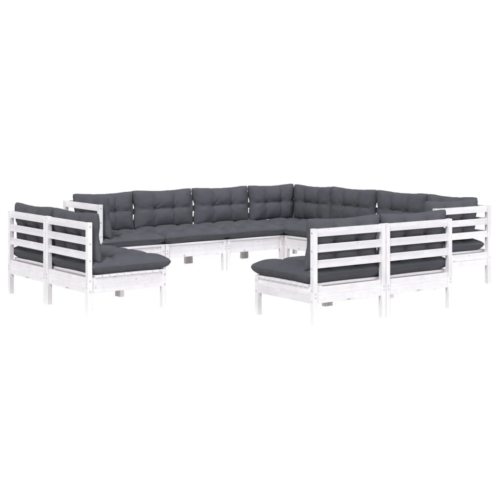 8720286866382_g_en_hd_1 vidaXL 11 Piece Garden Lounge Set with Cushions White Solid Pinewood - Image 3