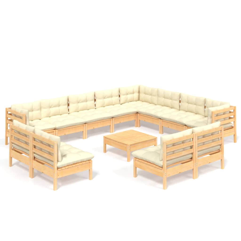 8720286866559_a_en_hd_1 vidaXL 13 Piece Garden Lounge Set with Cream Cushions Solid Pinewood - Image 2