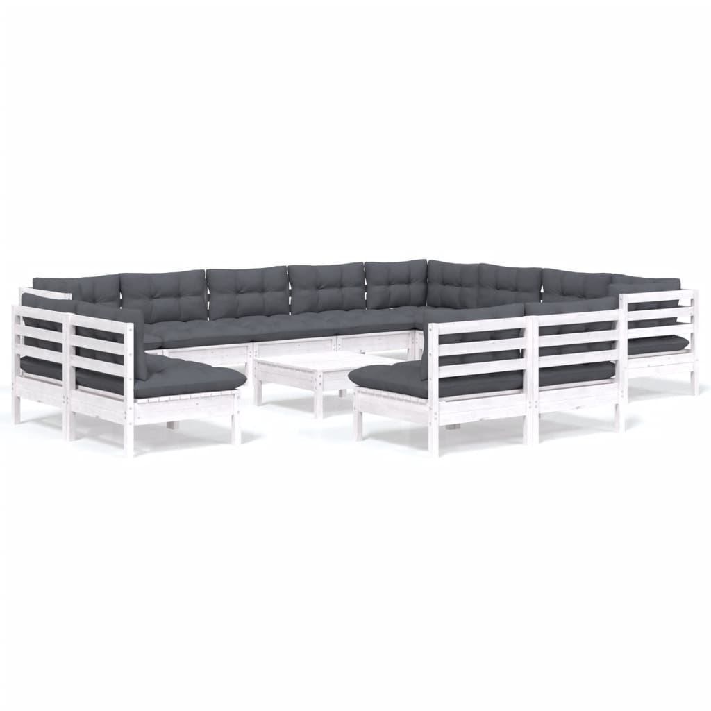 8720286866566_a_en_hd_1 vidaXL 13 Piece Garden Lounge Set with Cushions White Solid Pinewood - Image 2