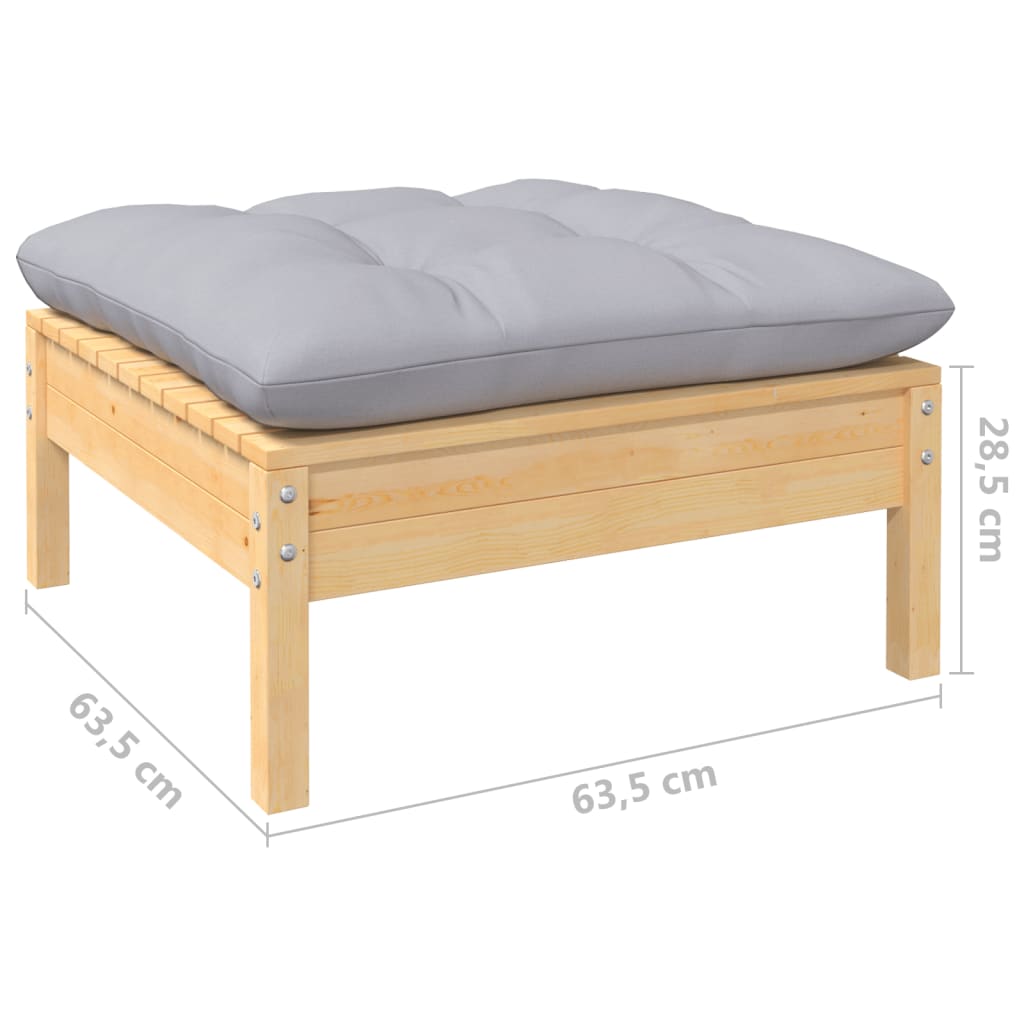 8720286866788_g_en_hd_7 vidaXL 10 Piece Garden Lounge Set with Grey Cushions Solid Pinewood - Image 9