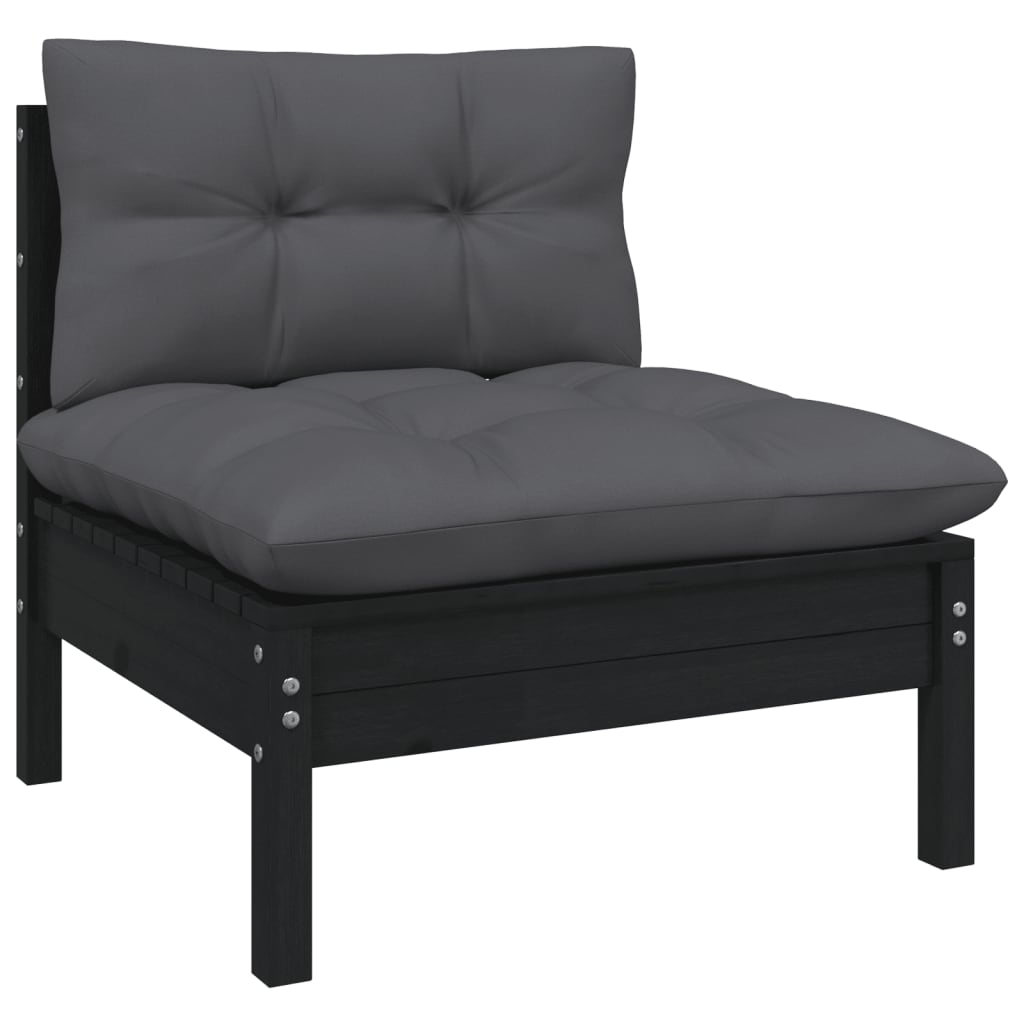 8720286866832_g_en_hd_2 vidaXL 10 Piece Garden Lounge Set with Cushions Black Solid Pinewood - Image 4