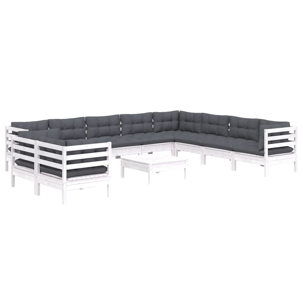 8720286866924_g_en_hd_1 vidaXL 11 Piece Garden Lounge Set with Cushions White Solid Pinewood - Image 3