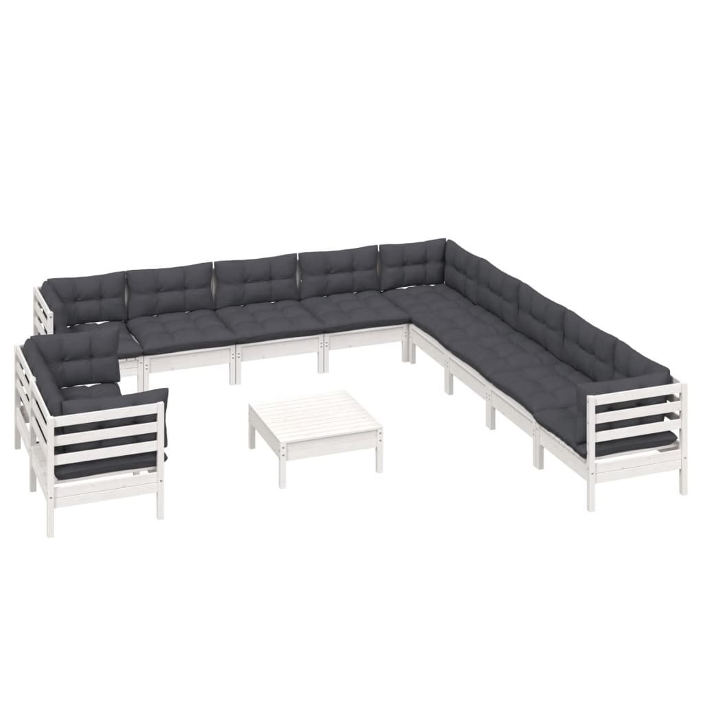 8720286867044_g_en_hd_1 vidaXL 12 Piece Garden Lounge Set with Cushions White Solid Pinewood - Image 3