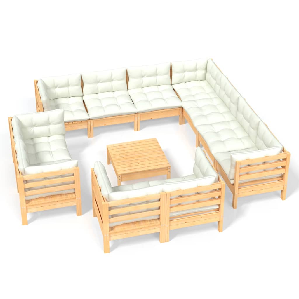 8720286867150_a_en_hd_1 vidaXL 12 Piece Garden Lounge Set with Cream Cushions Solid Pinewood - Image 2