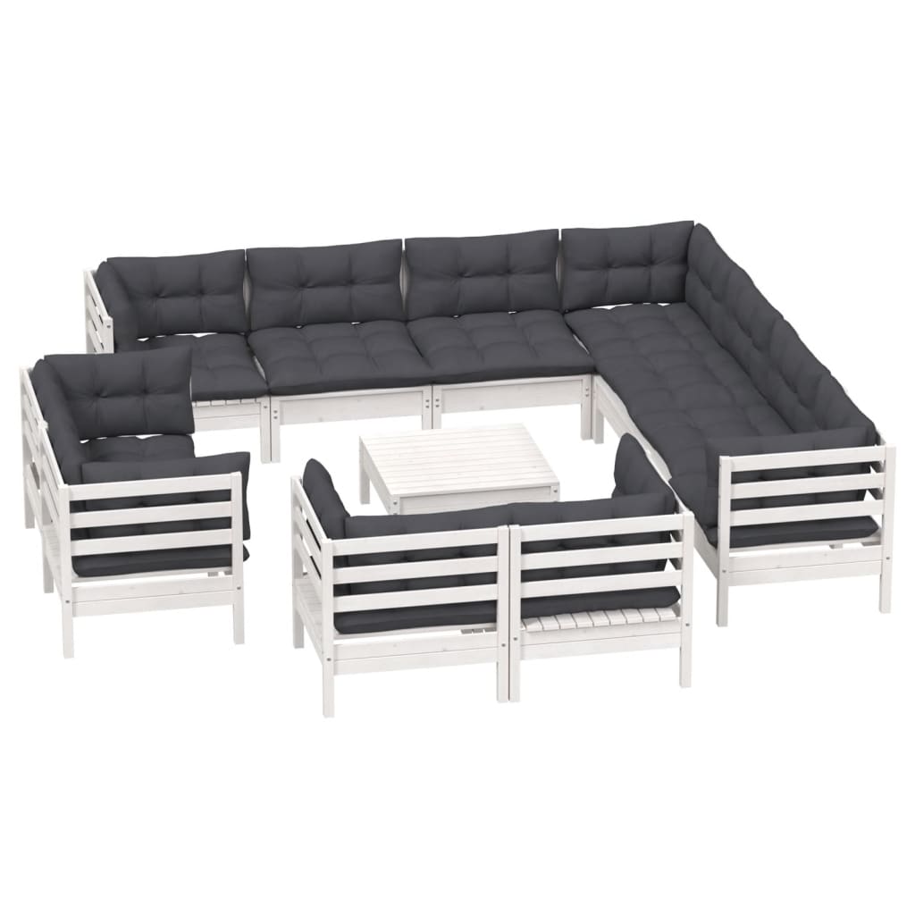 8720286867167_g_en_hd_1 vidaXL 12 Piece Garden Lounge Set with Cushions White Solid Pinewood - Image 3