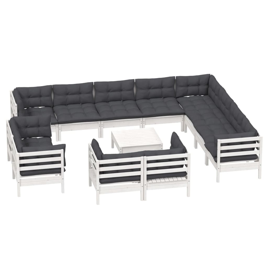 8720286867280_g_en_hd_1 vidaXL 13 Piece Garden Lounge Set with Cushions White Solid Pinewood - Image 3