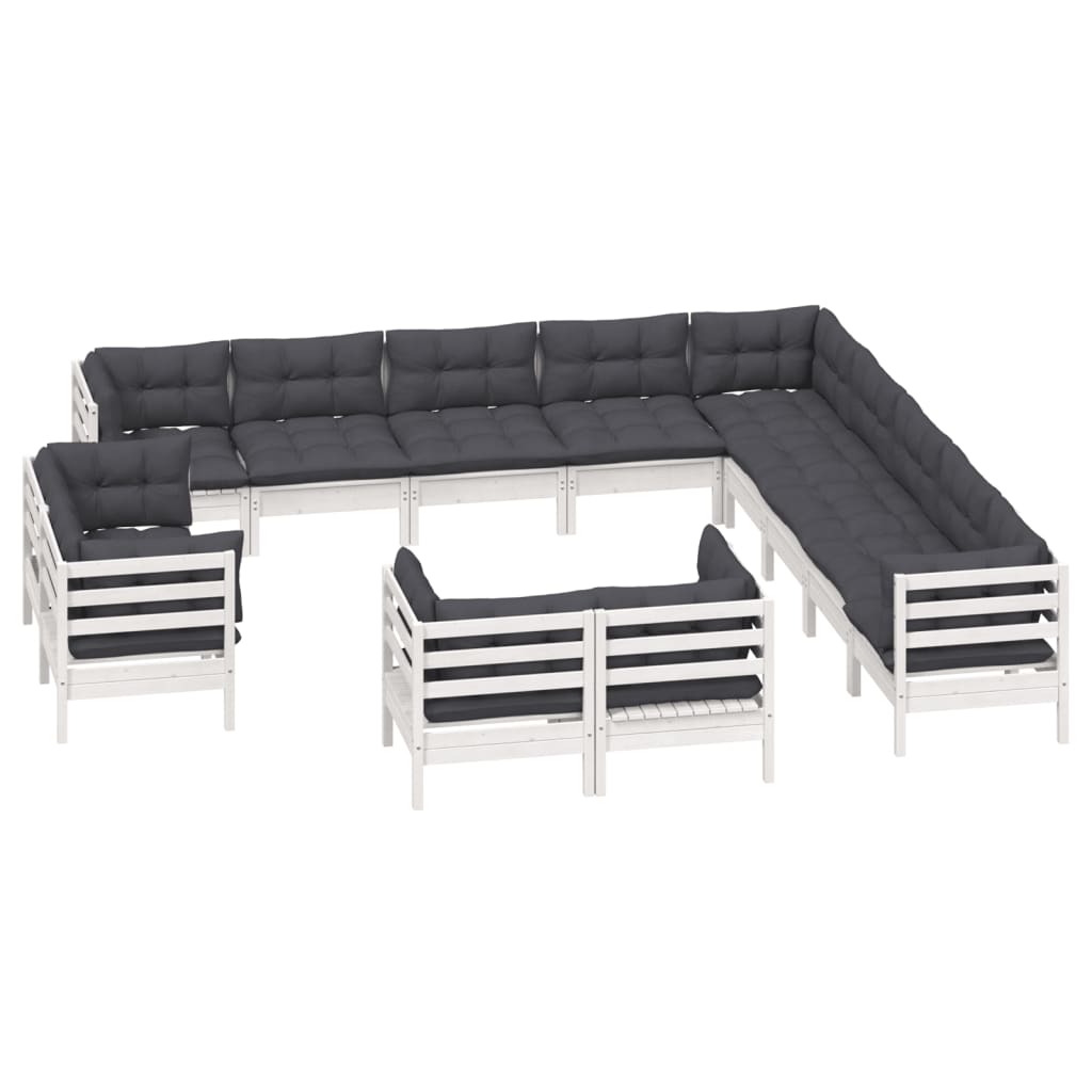 8720286867341_g_en_hd_1 vidaXL 13 Piece Garden Lounge Set with Cushions White Solid Pinewood - Image 3
