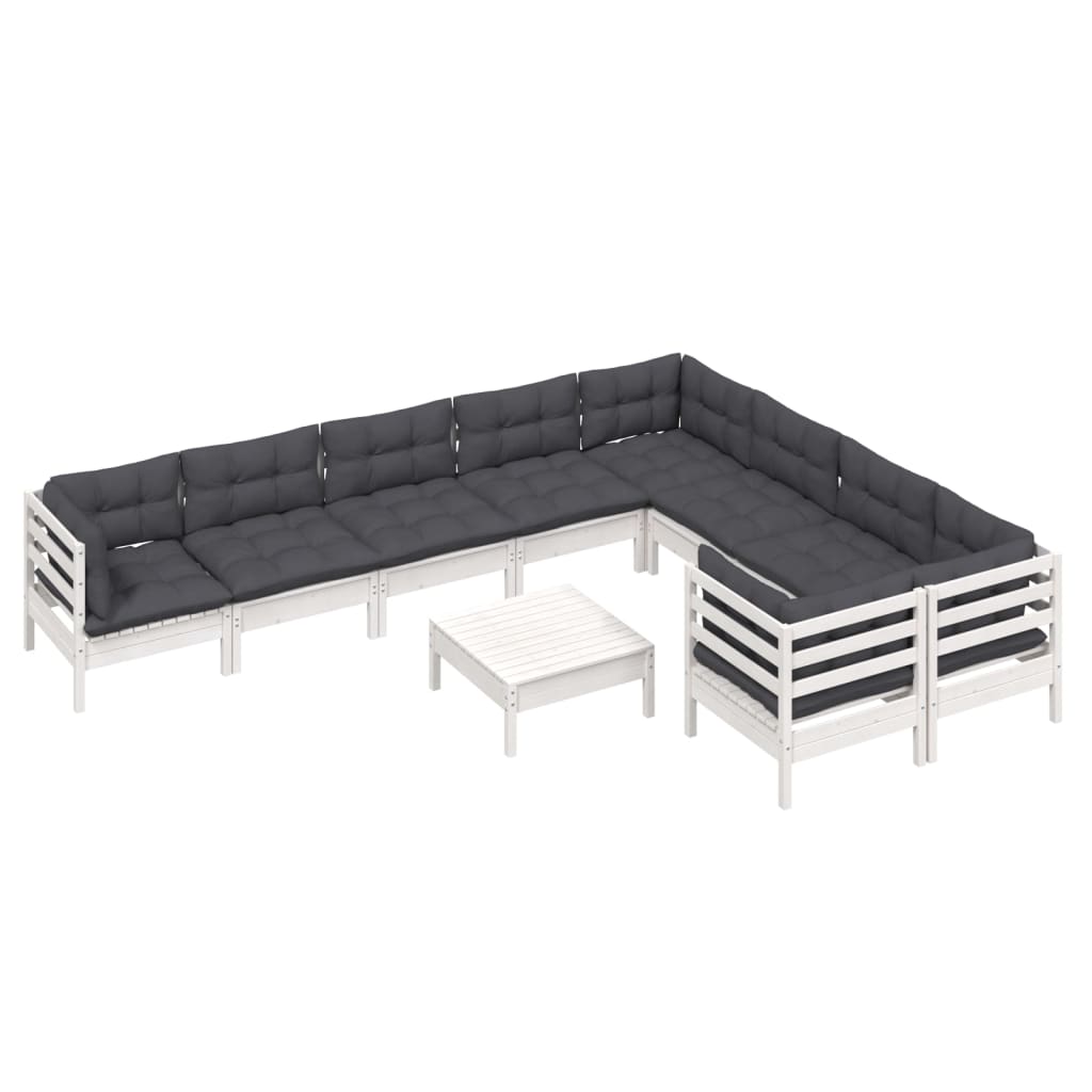 8720286867648_g_en_hd_1 vidaXL 10 Piece Garden Lounge Set with Cushions White Pinewood - Image 3