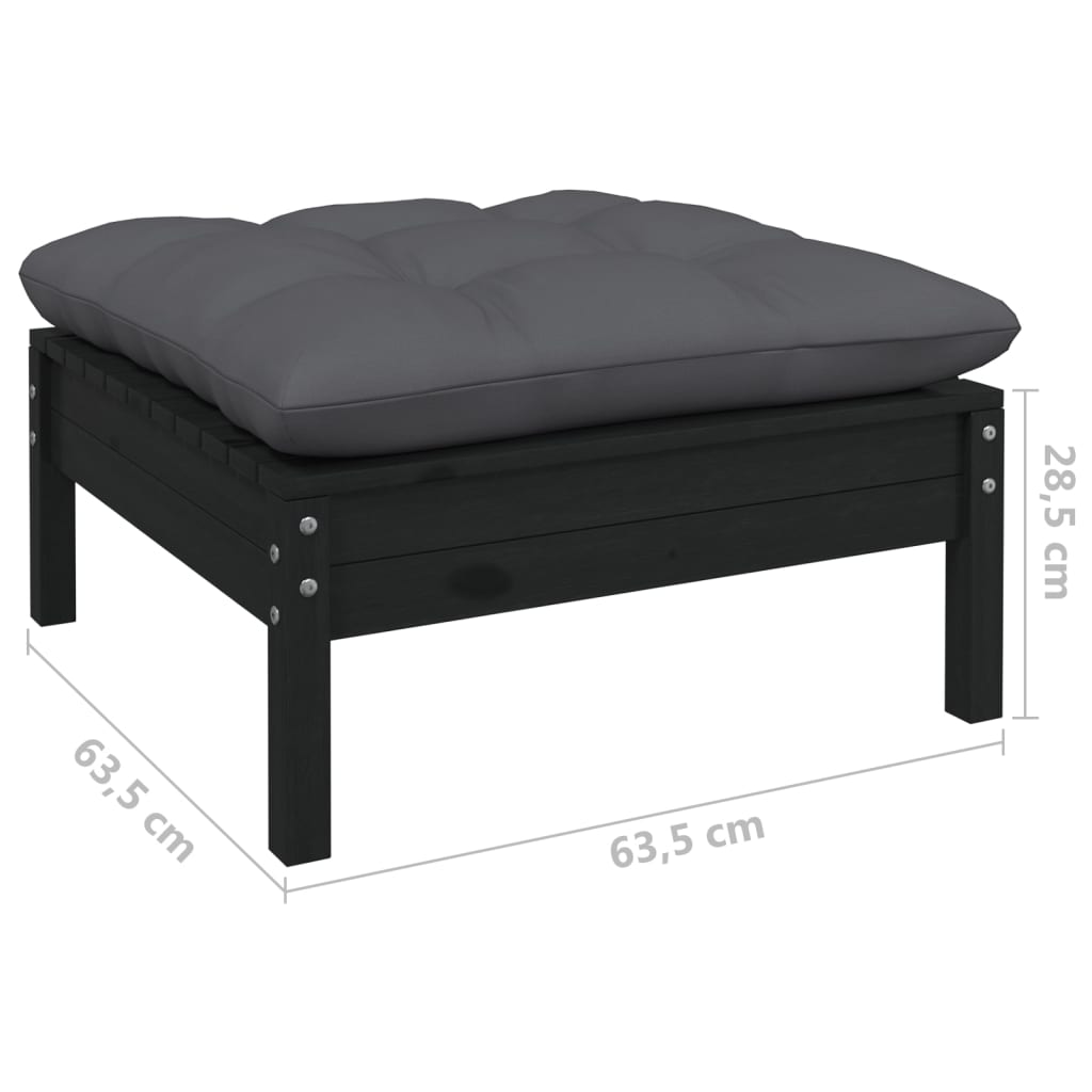 8720286867679_g_en_hd_7 vidaXL 10 Piece Garden Lounge Set with Cushions Black Pinewood - Image 9