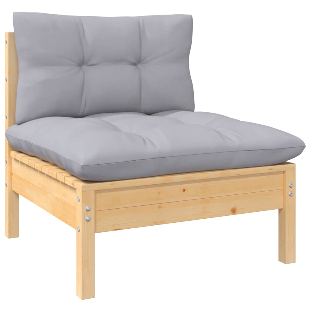 8720286867686_g_en_hd_2 vidaXL 10 Piece Garden Lounge Set with Grey Cushions Pinewood - Image 4