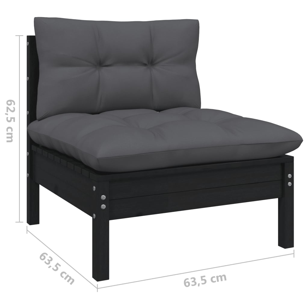 8720286867730_g_en_hd_4 vidaXL 10 Piece Garden Lounge Set with Cushions Black Pinewood - Image 6