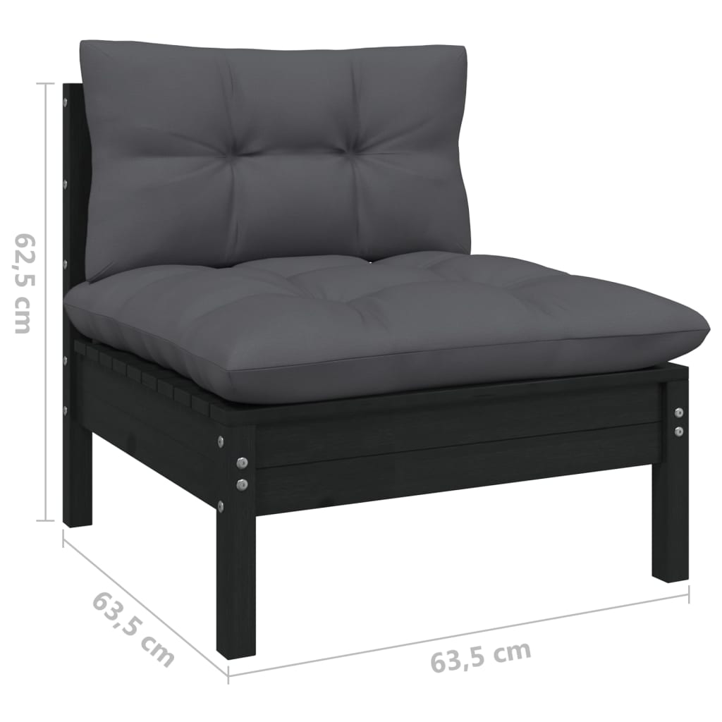 8720286867853_g_en_hd_5 vidaXL 10 Piece Garden Lounge Set with Cushions Black Pinewood - Image 7