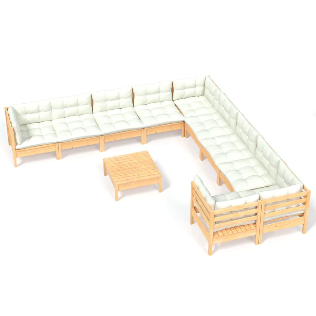 8720286867877_a_en_hd_1 vidaXL 11 Piece Garden Lounge Set with Cream Cushions Pinewood - Image 2