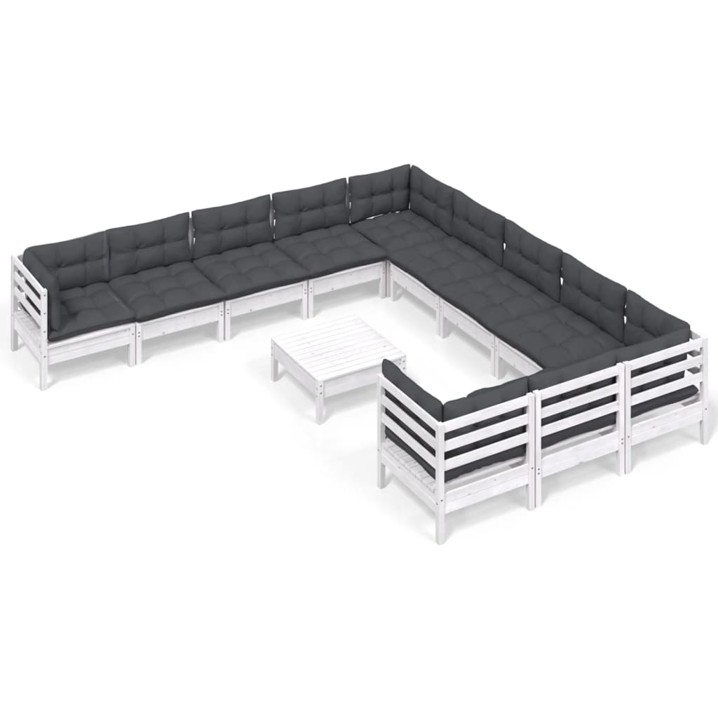 8720286868003_a_en_hd_1 vidaXL 12 Piece Garden Lounge Set with Cushions White Pinewood - Image 2