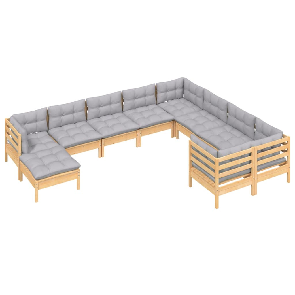 8720286868041_g_en_hd_1 vidaXL 10 Piece Garden Lounge Set with Grey Cushions Pinewood - Image 3
