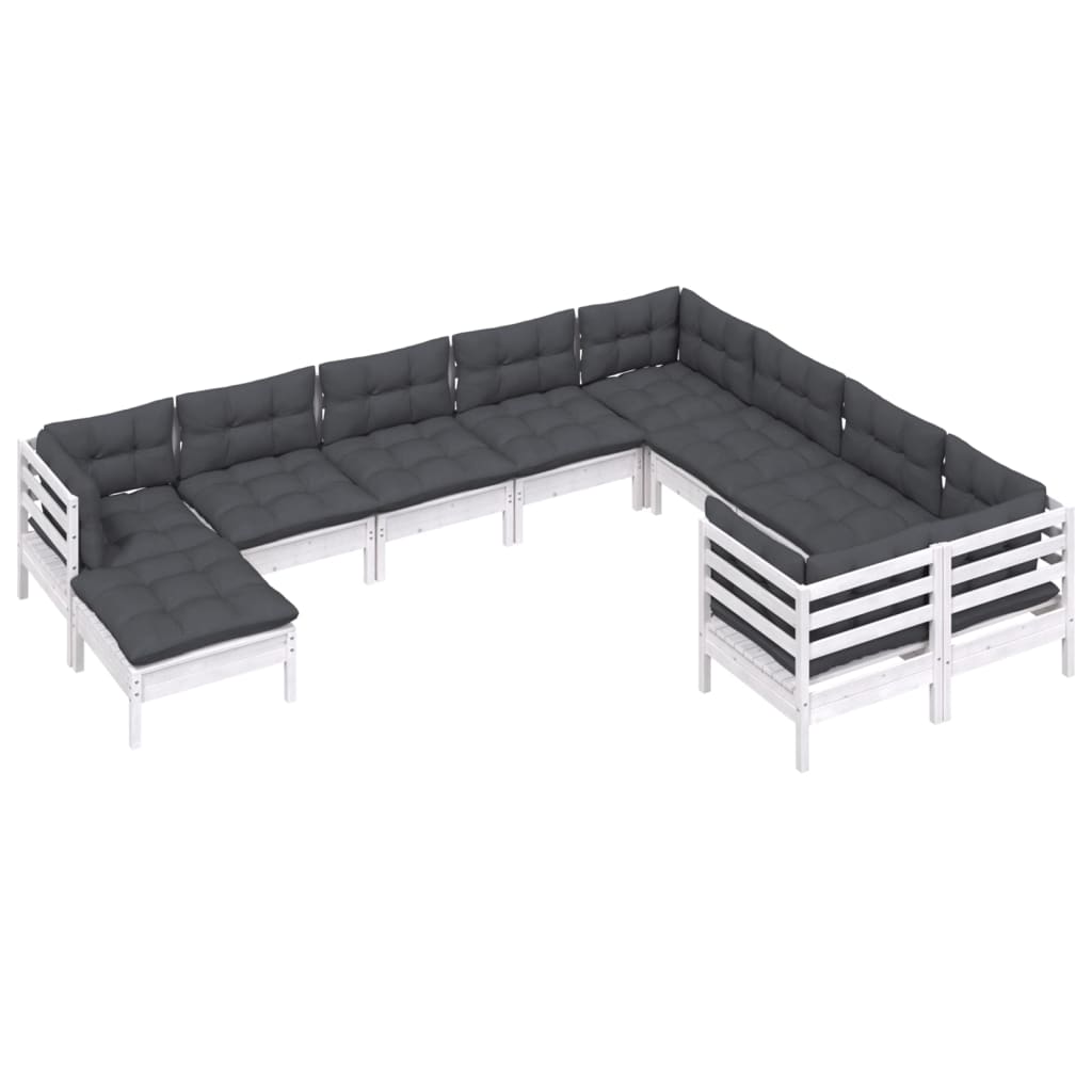 8720286868065_g_en_hd_1 vidaXL 10 Piece Garden Lounge Set with Cushions White Pinewood - Image 3