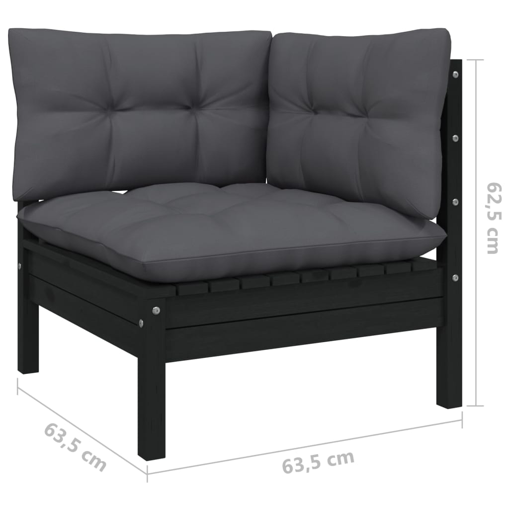 8720286868096_g_en_hd_5 vidaXL 10 Piece Garden Lounge Set with Cushions Black Pinewood - Image 7