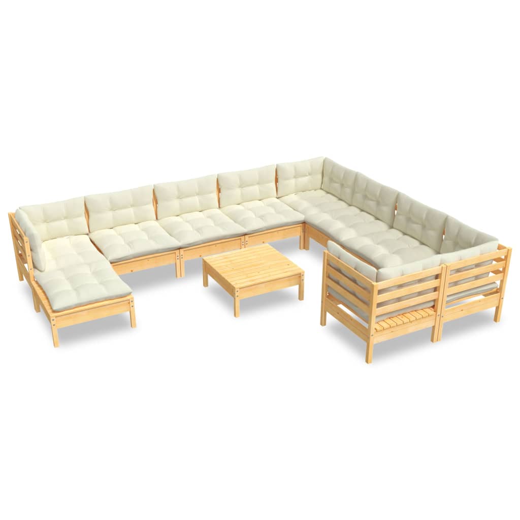 8720286868119_a_en_hd_1 vidaXL 11 Piece Garden Lounge Set with Cream Cushions Pinewood - Image 2