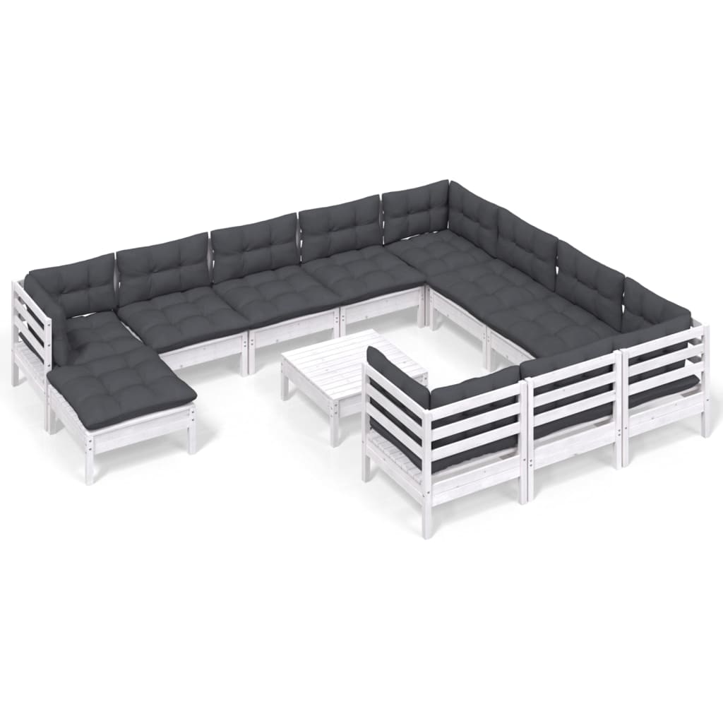 8720286868249_a_en_hd_1 vidaXL 12 Piece Garden Lounge Set with Cushions White Pinewood - Image 2