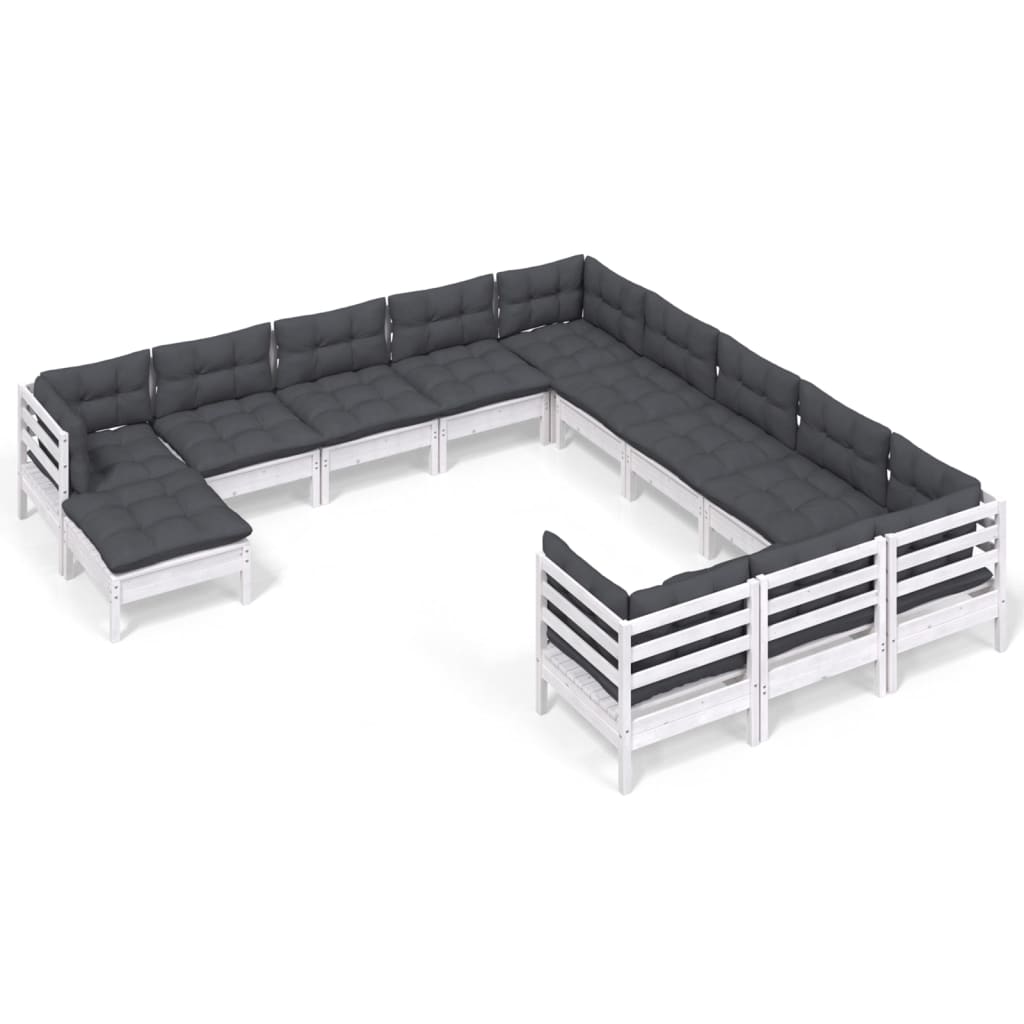8720286868423_a_en_hd_1 vidaXL 12 Piece Garden Lounge Set with Cushions White Pinewood - Image 2