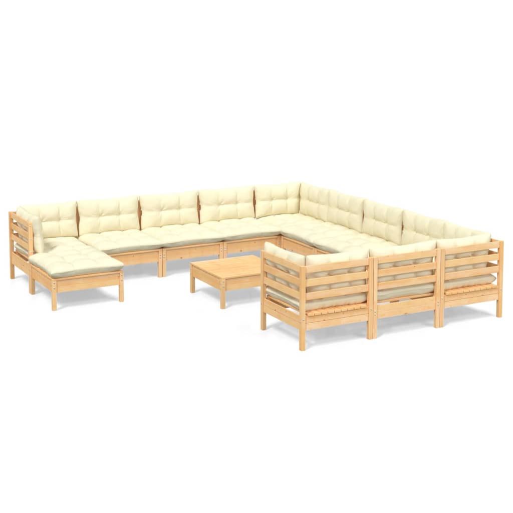 8720286868478_a_en_hd_1 vidaXL 13 Piece Garden Lounge Set with Cream Cushions Pinewood - Image 2