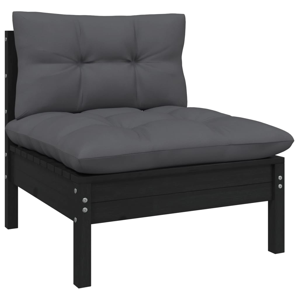 8720286868874_g_en_hd_4 vidaXL 10 Piece Garden Lounge Set with Cushions Black Pinewood - Image 6