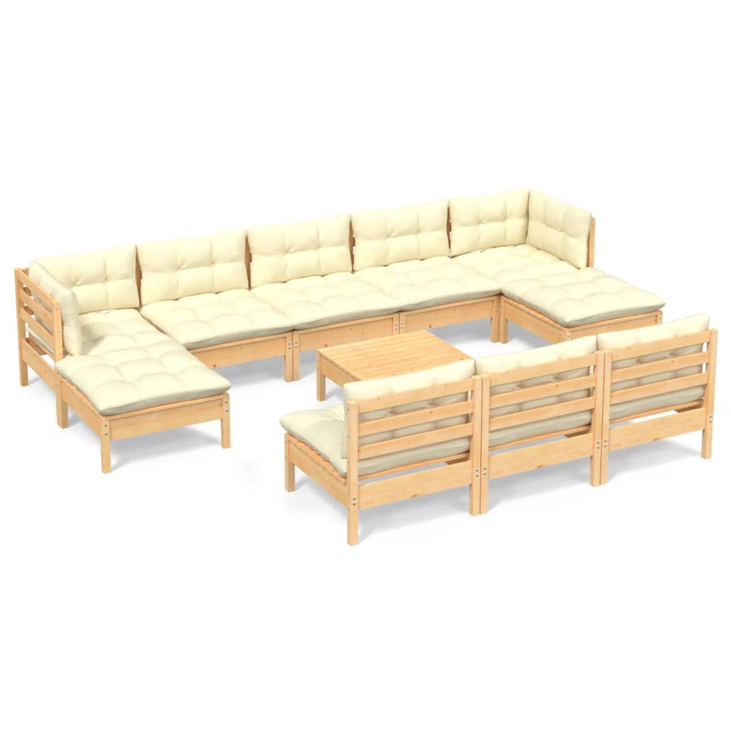 8720286868959_a_en_hd_1 vidaXL 11 Piece Garden Lounge Set with Cream Cushions Pinewood - Image 2