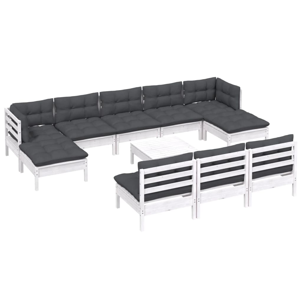 8720286868966_g_en_hd_1 vidaXL 11 Piece Garden Lounge Set with Cushions White Pinewood - Image 3