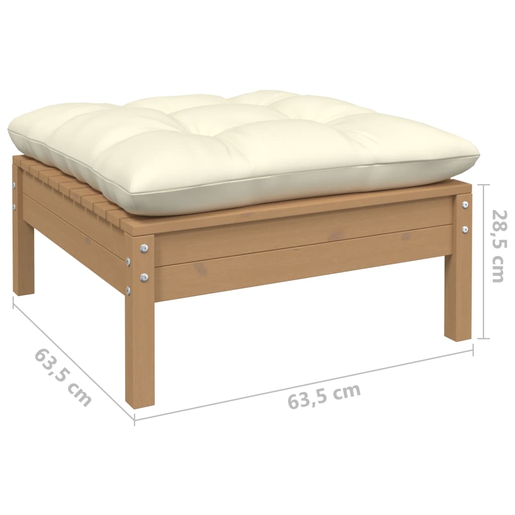 8720286869109_g_en_hd_5 vidaXL 10 Piece Garden Lounge Set with Cushions Honey Brown Pinewood - Image 7