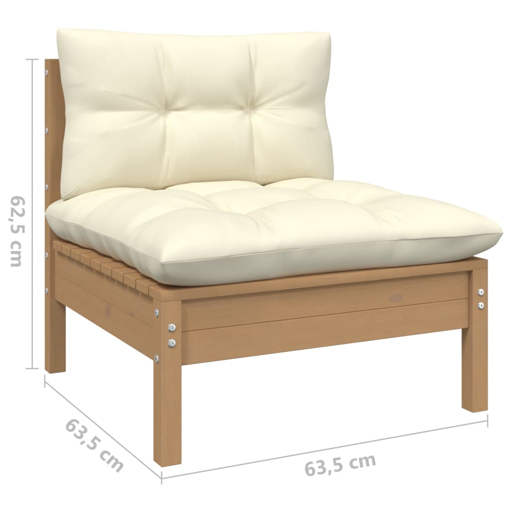8720286869109_g_en_hd_6 vidaXL 10 Piece Garden Lounge Set with Cushions Honey Brown Pinewood - Image 8