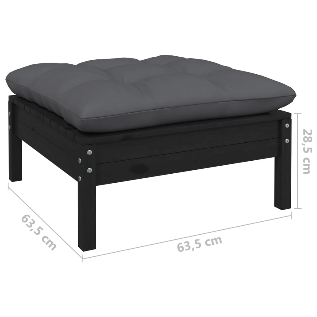 8720286869116_g_en_hd_6 vidaXL 10 Piece Garden Lounge Set with Cushions Black Solid Pinewood - Image 8