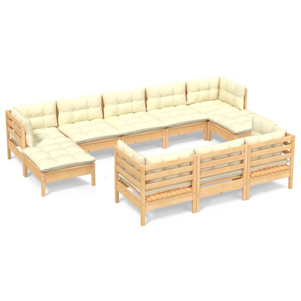 8720286869130_a_en_hd_1 vidaXL 10 Piece Garden Lounge Set with Cream Cushions Solid Pinewood - Image 2