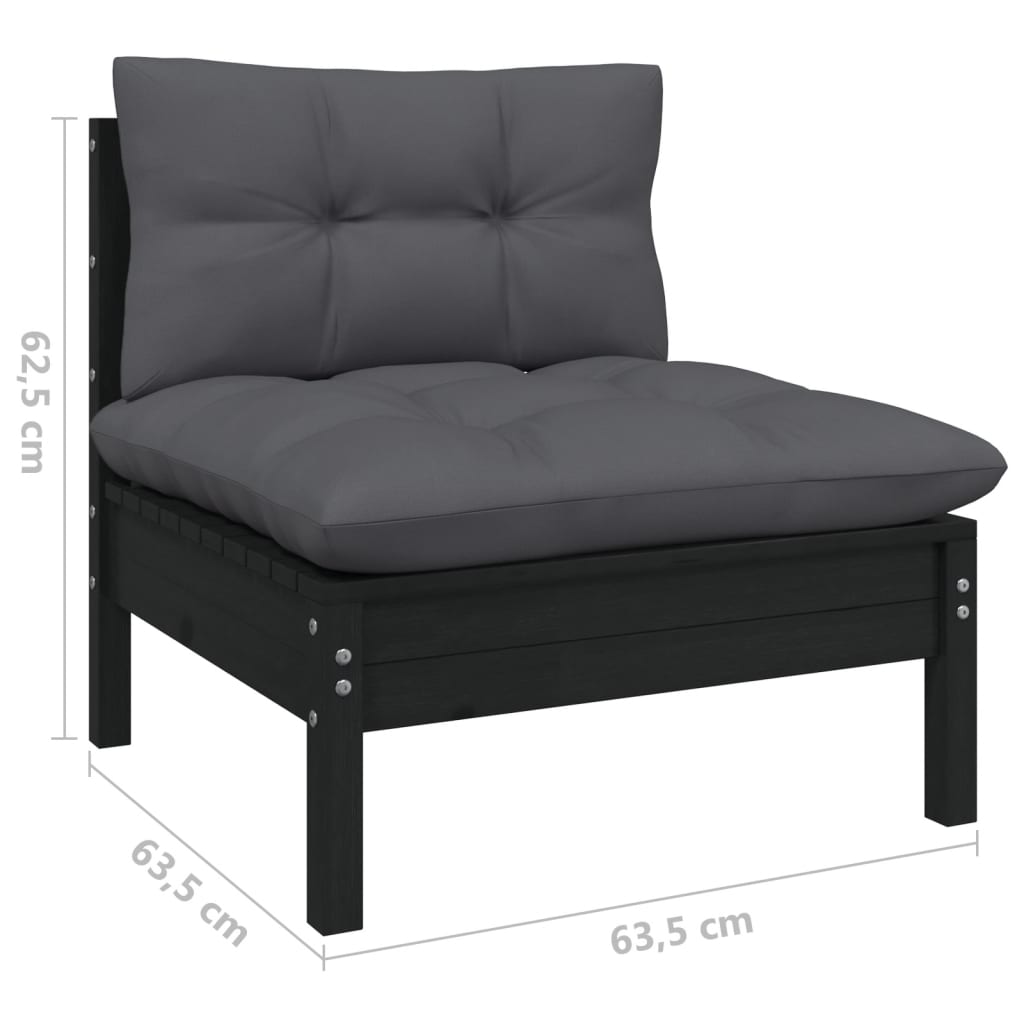8720286869178_g_en_hd_5 vidaXL 10 Piece Garden Lounge Set with Cushions Black Solid Pinewood - Image 7