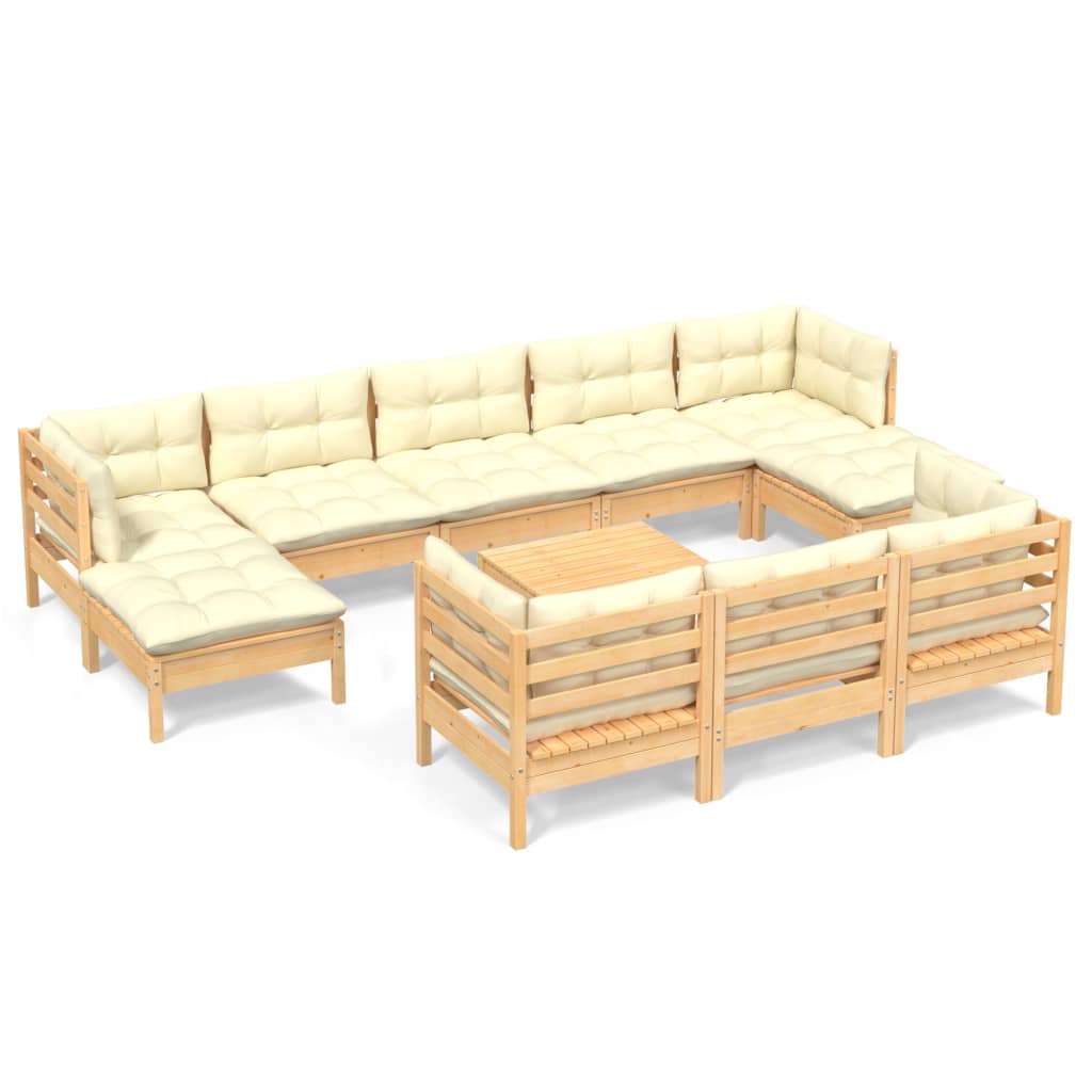 8720286869192_a_en_hd_1 vidaXL 11 Piece Garden Lounge Set with Cream Cushions Solid Pinewood - Image 2